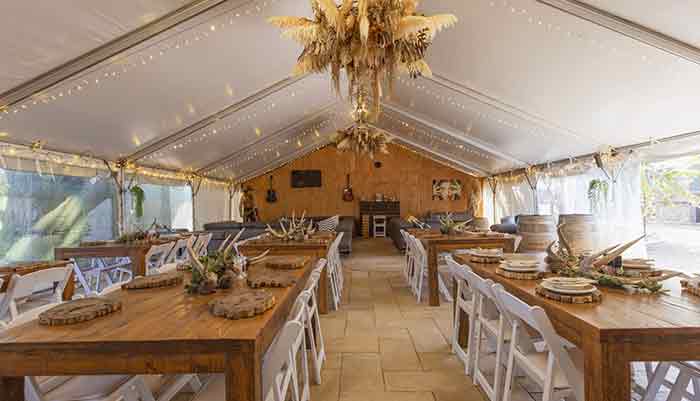 Cliffside events and glamping venue